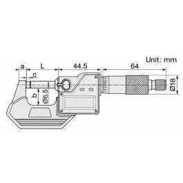 INSIZE Mikrometar digitalni 25-50 mm