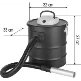 Usisivač za pepeo HOME FHP820 800 W – 20 l, za kamin, peć i roštilj