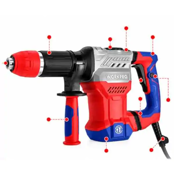 Električni čekić za demoliranje (HEX), 1300W - WORKPRO WP470600