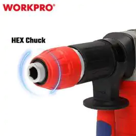 Električni čekić za demoliranje (HEX), 1300W - WORKPRO WP470600