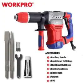 Električni čekić za demoliranje (HEX), 1300W - WORKPRO WP470600
