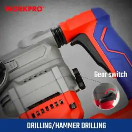 Aku. čekić-bušilica SDS+ (bez četkica), 20V – WORKPRO WP390306