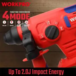 Aku. čekić-bušilica SDS+ (bez četkica), 20V – WORKPRO WP390300