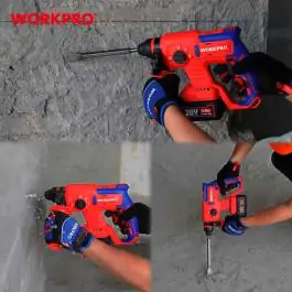 Aku. čekić-bušilica SDS+ (bez četkica), 20V – WORKPRO WP390300