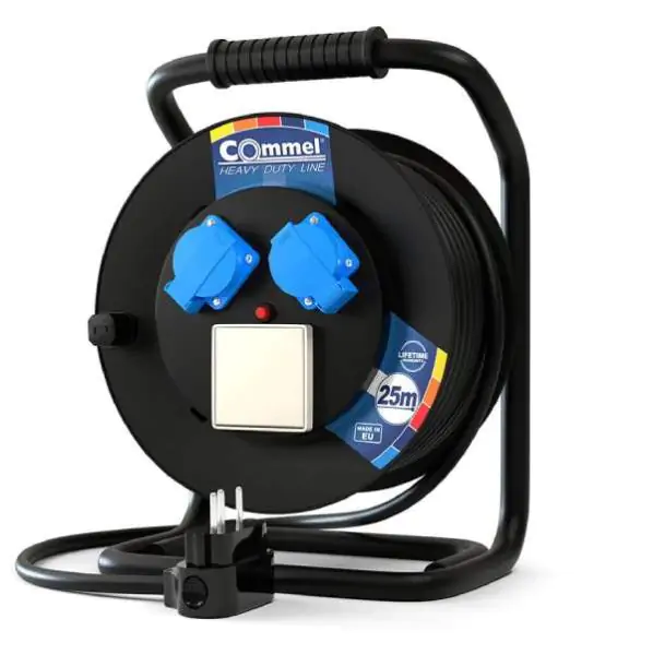 COMMEL Kabl sa motalicom PVC bubanj 280 mm H07RN-F 5G2,5 /25 m