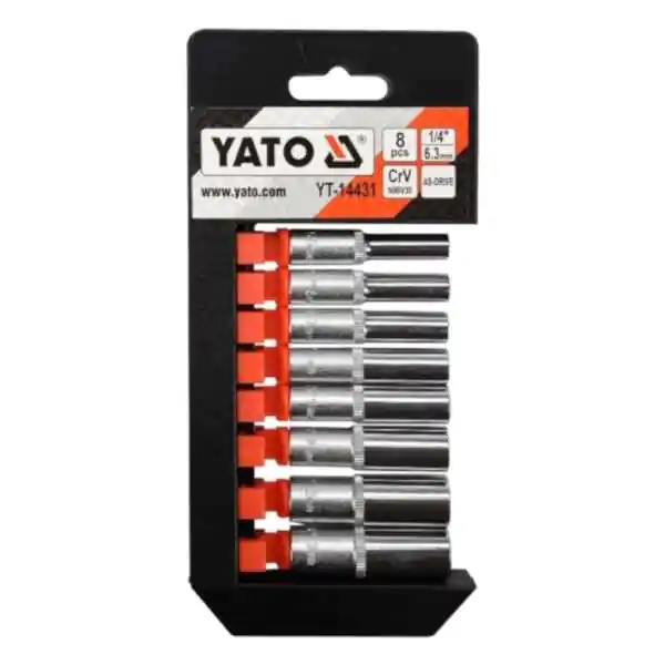 YATO GARNITURA NASADNIH DUGIH 1/4" 5,5-13/8 delova