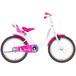 Bicikl za decu visitor princess 20" 11" v-brake  kontra 115-135cm (20") belo roze perla