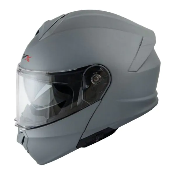 Kaciga za motor veličina xxl-mvx 63-64 cm 935sv flip up dupli vizir siva