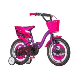 Bicikl za decu visitor liloo 16" 9" v-brake kontra 105-125cm (16") ljubičasti mat uv