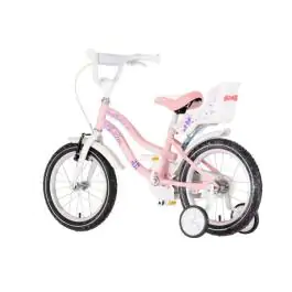 Bicikl za decu visitor songbird 16" 9" v-brake  kontra 105-125cm (16") roze