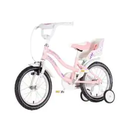 Bicikl za decu visitor songbird 16" 9" v-brake  kontra 105-125cm (16") roze