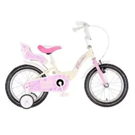 Bicikl za decu visitor liloo 16" 9" v-brake  kontra 105-125cm (16") bež roze mat