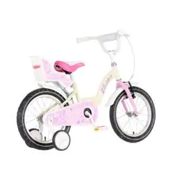 Bicikl za decu visitor liloo 16" 9" v-brake  kontra 105-125cm (16") bež roze mat