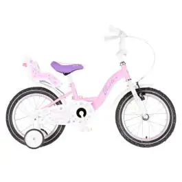 Bicikl za decu visitor liloo 16" 9" v-brake  kontra 105-125cm (16") roze