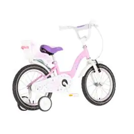 Bicikl za decu visitor liloo 16" 9" v-brake  kontra 105-125cm (16") roze