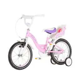 Bicikl za decu visitor liloo 16" 9" v-brake  kontra 105-125cm (16") roze