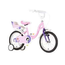 Bicikl za decu visitor princess 16" 9" v-brake  kontra 105-125cm (16") roze