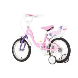Bicikl za decu visitor princess 16" 9" v-brake  kontra 105-125cm (16") roze