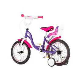 Bicikl za decu visitor princess 16" 9" v-brake kontra 105-125cm (16") ljubičasti perla