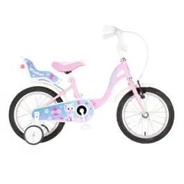 Bicikl za decu visitor kitty 16" 9" v-brake  kontra 105-125cm (16") roze