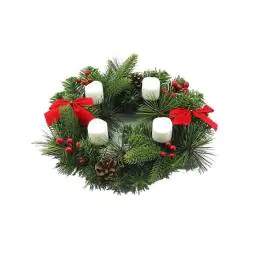 Adventski venac sa LED svećama