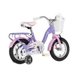 Bicikl za decu visitor unicorn 12" 8" v-brake kontra 95-115cm (12") ljubičasti