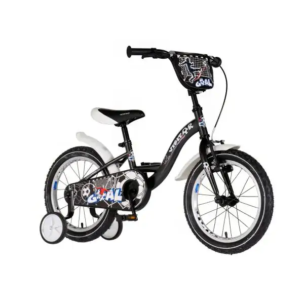 Bicikl za decu visitor goal 16" 9" v-brake  kontra 105-125cm (16") crni