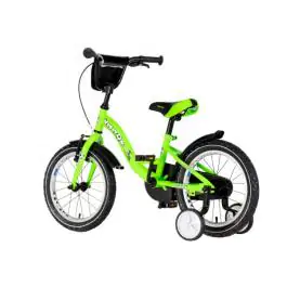Bicikl kids visitor goal 16" 9" v-brake  kontra 105-125cm (16") belo zeleni neon