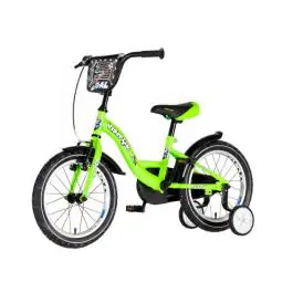 Bicikl kids visitor goal 16" 9" v-brake  kontra 105-125cm (16") belo zeleni neon