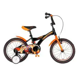 Bicikl za decu visitor truck 16" 9" v-brake  kontra 105-125cm (16") crno narandžasti uv sjaj