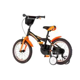 Bicikl za decu visitor truck 16" 9" v-brake  kontra 105-125cm (16") crno narandžasti uv sjaj