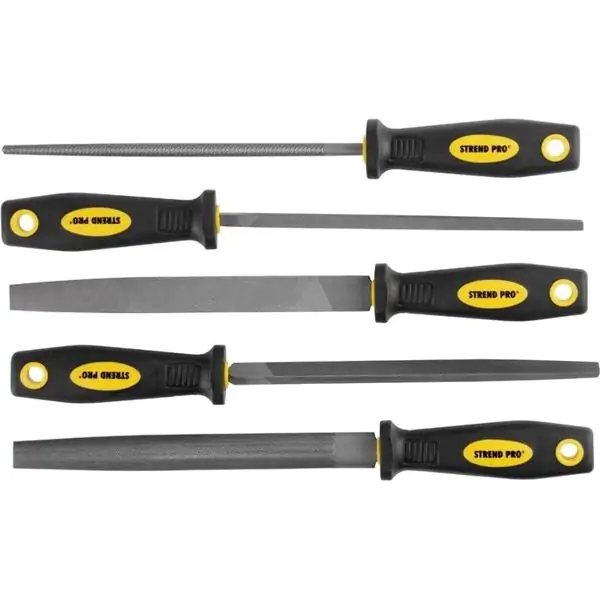 Komplet turpija za metal Strend Pro 200 mm – 5 komada