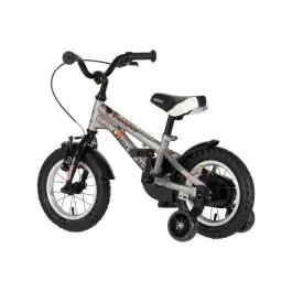 Bicikl za decu visitor kopacko 12" 8" v-brake  kontra 95-115cm (12") srebrni uv sjaj