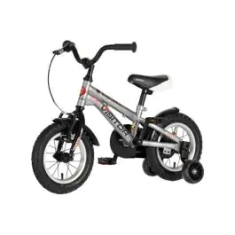 Bicikl za decu visitor kopacko 12" 8" v-brake  kontra 95-115cm (12") srebrni uv sjaj