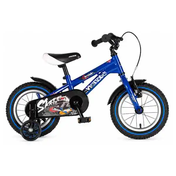 Bicikl za decu visitor beatskate 12" 8" v-brake  kontra 95-115cm (12") sivi  perla