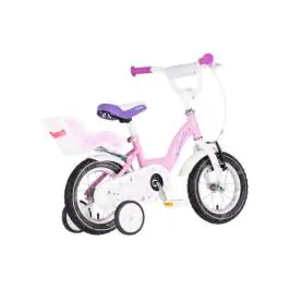 Bicikl za decu visitor liloo 12" 8" v-brake  kontra 95-115cm (12") roze