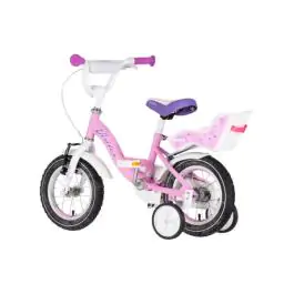 Bicikl za decu visitor liloo 12" 8" v-brake  kontra 95-115cm (12") roze