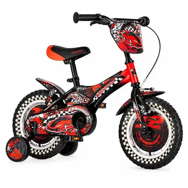 Bicikl za decu visitor nitro 12" 9" v-brake kontra 95-115cm (12") crno crvenii