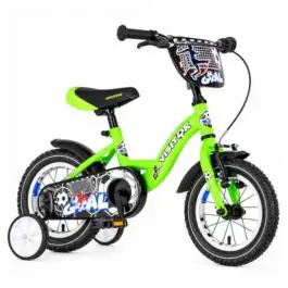 Bicikl za decu visitor goal 12" 8" v-brake  kontra 95-115cm (12") zeleni neon