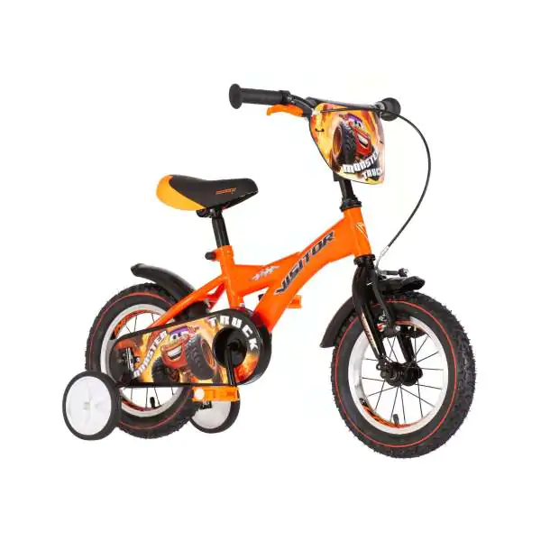 Bicikl kids visitor truck 12" 7" v-brake  kontra 95-115cm (12") neon narandžasti uv
