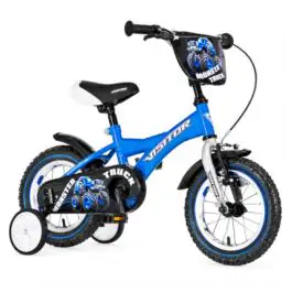 Bicikl za decu visitor truck 12" 7" v-brake  kontra 95-115cm (12") plavi