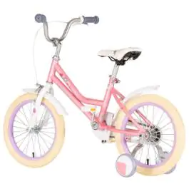 Dečiji bicikl unicorn 12" čelik 7" v-brake 1 brzina 95-115cm (12") roze