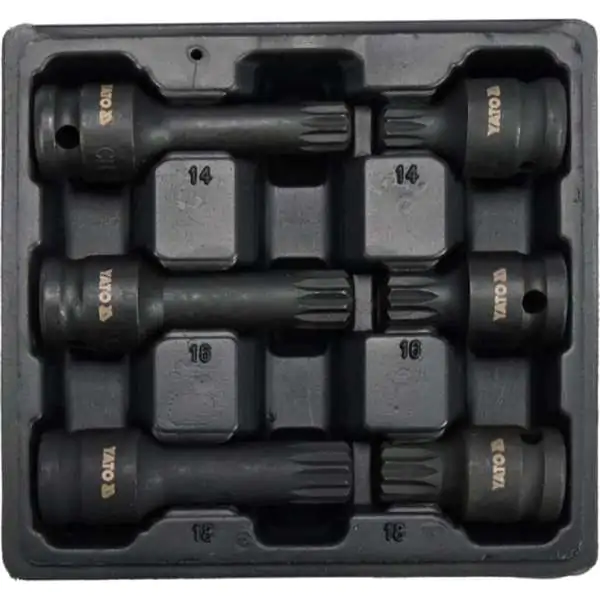 YATO NASADNI SPLINE IMPACT SET 1/2"