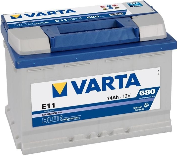 Аккумулятор varta 74ah 680a