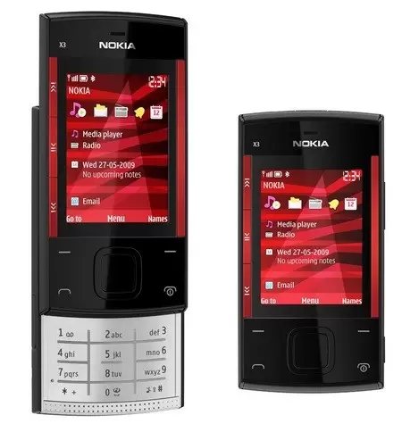 Mobilni telefon X3-00 Black Red 002N7F7 Nokia   