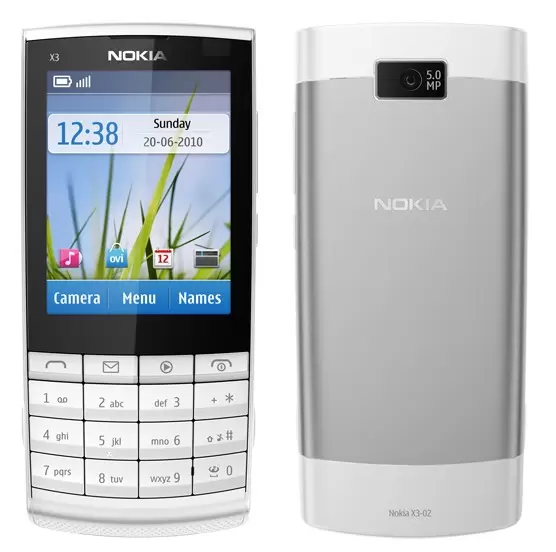 Mobilni telefon X3-02 White Silver 002S846  Nokia   