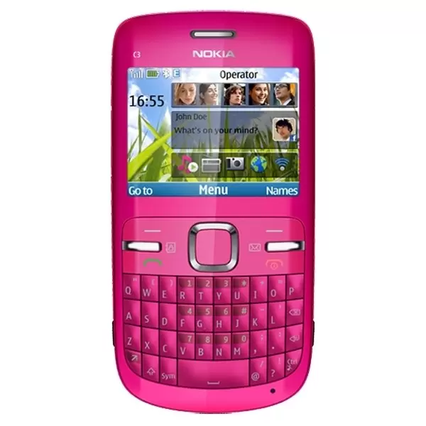 Mobilni telefon C3-00 Hot Pink 002V5J9  Nokia  