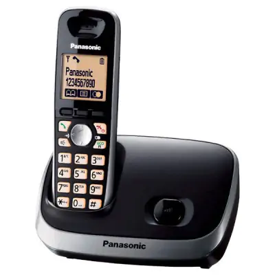 Telefon bežični DECT KX-TG6511FXB Crni PANASONIC