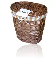 Korpa od pruća, velika coffee, okrugla 1033A LINEA