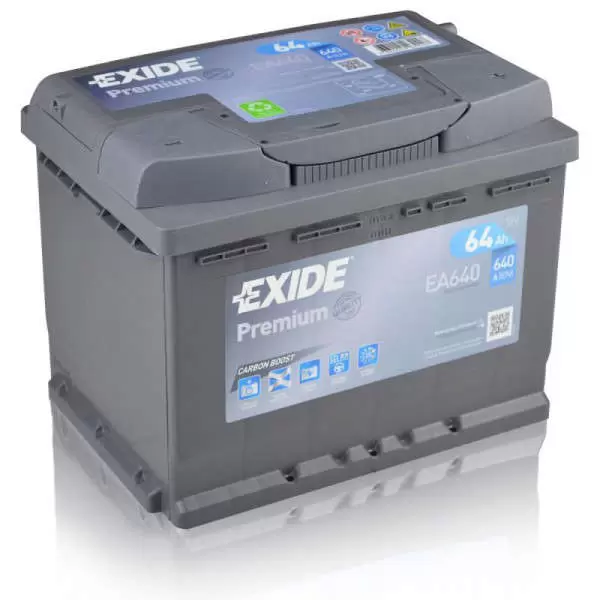 Akumulator Exide Premium EA640 64Ah 640A EXIDE
